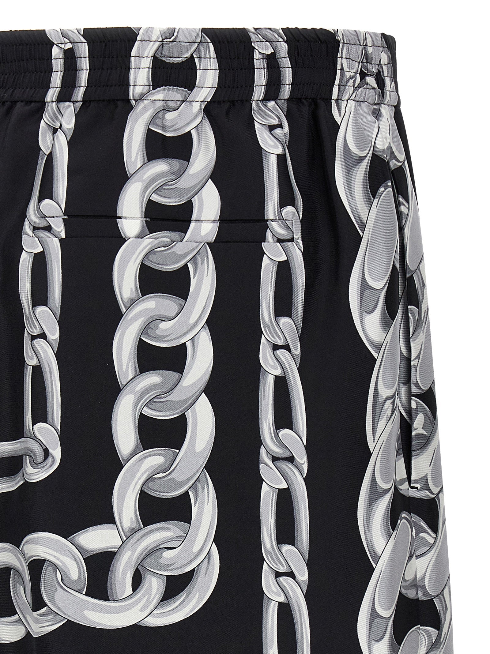 Versace Medusa Chains Bermuda Shorts