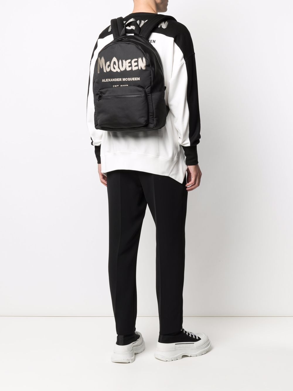 Alexander McQueen Graffiti Metropolitan Backpack