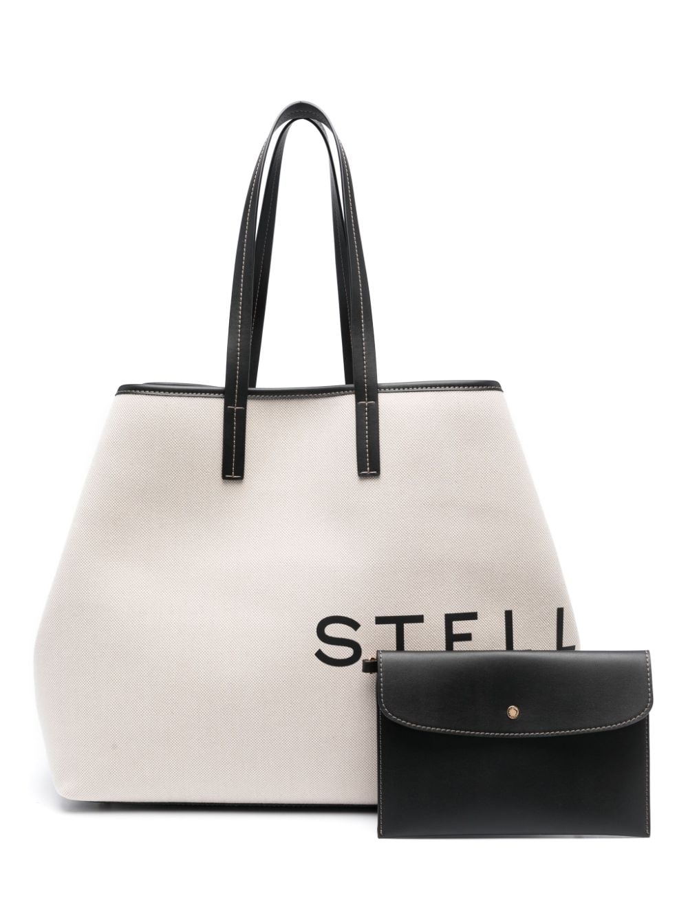 Stella McCartney logo-print detachable-purse bag