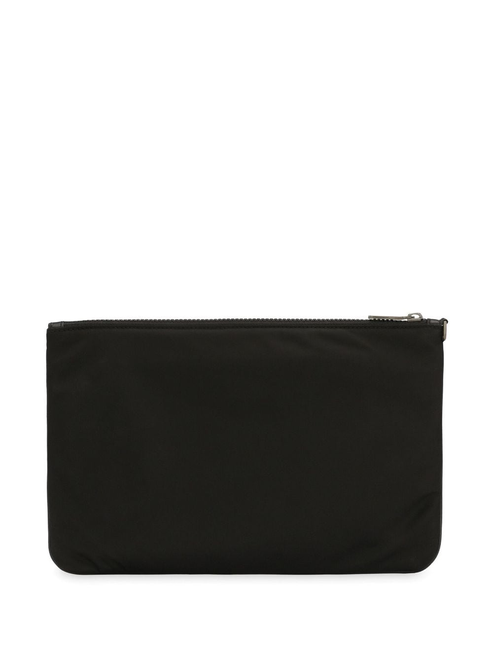 Dolce & Gabbana Nylon pouch with rubberized logo