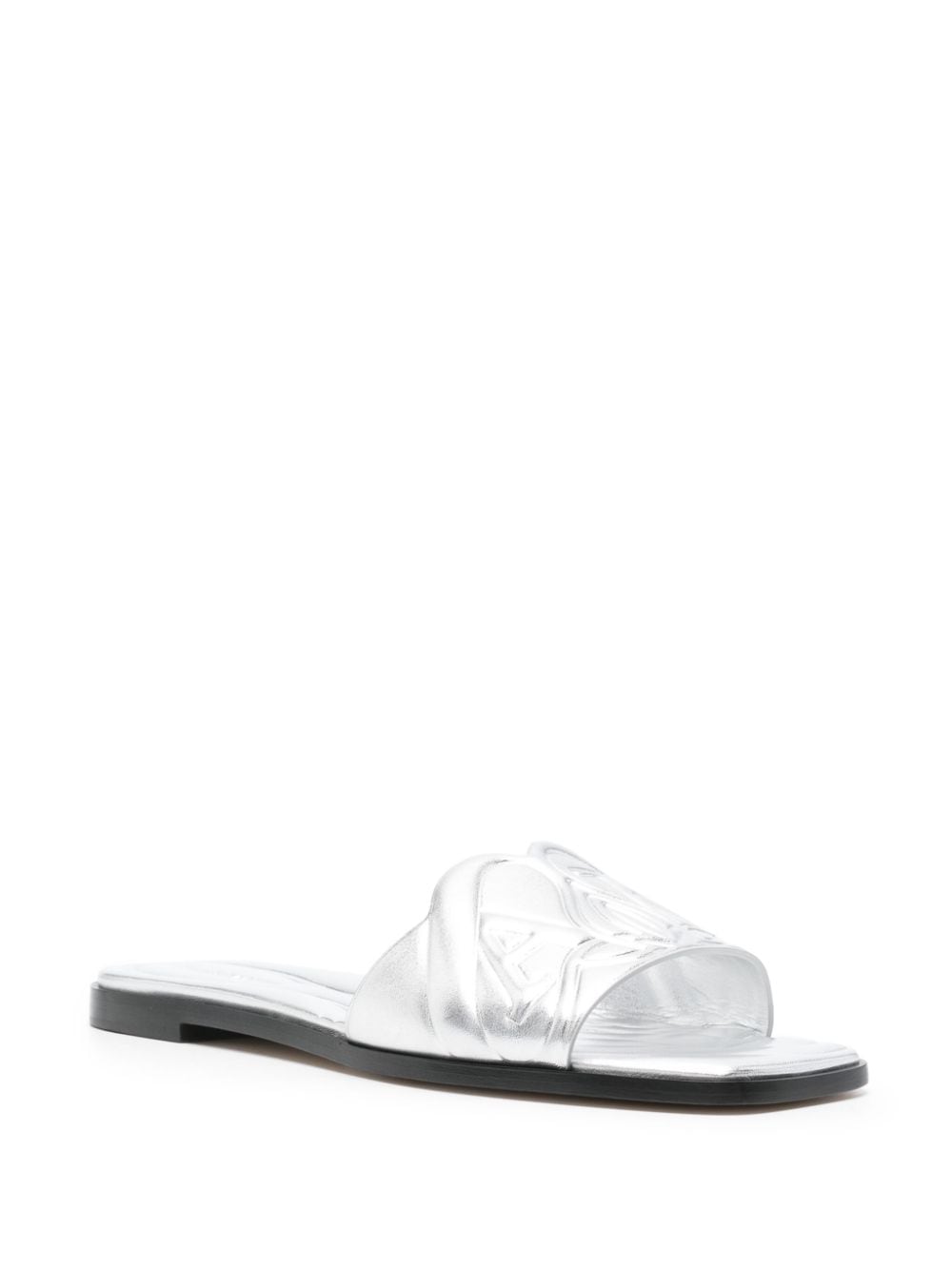Alexander McQueen Slide sandals with embossed logo