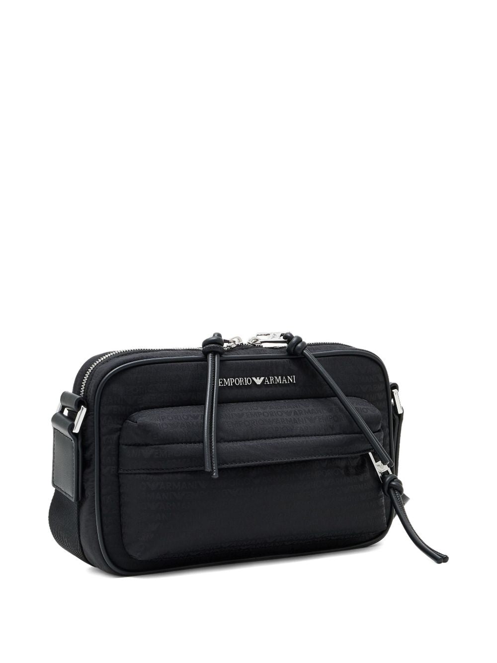 Emporio Armani logo-plaque crossbody messenger bag