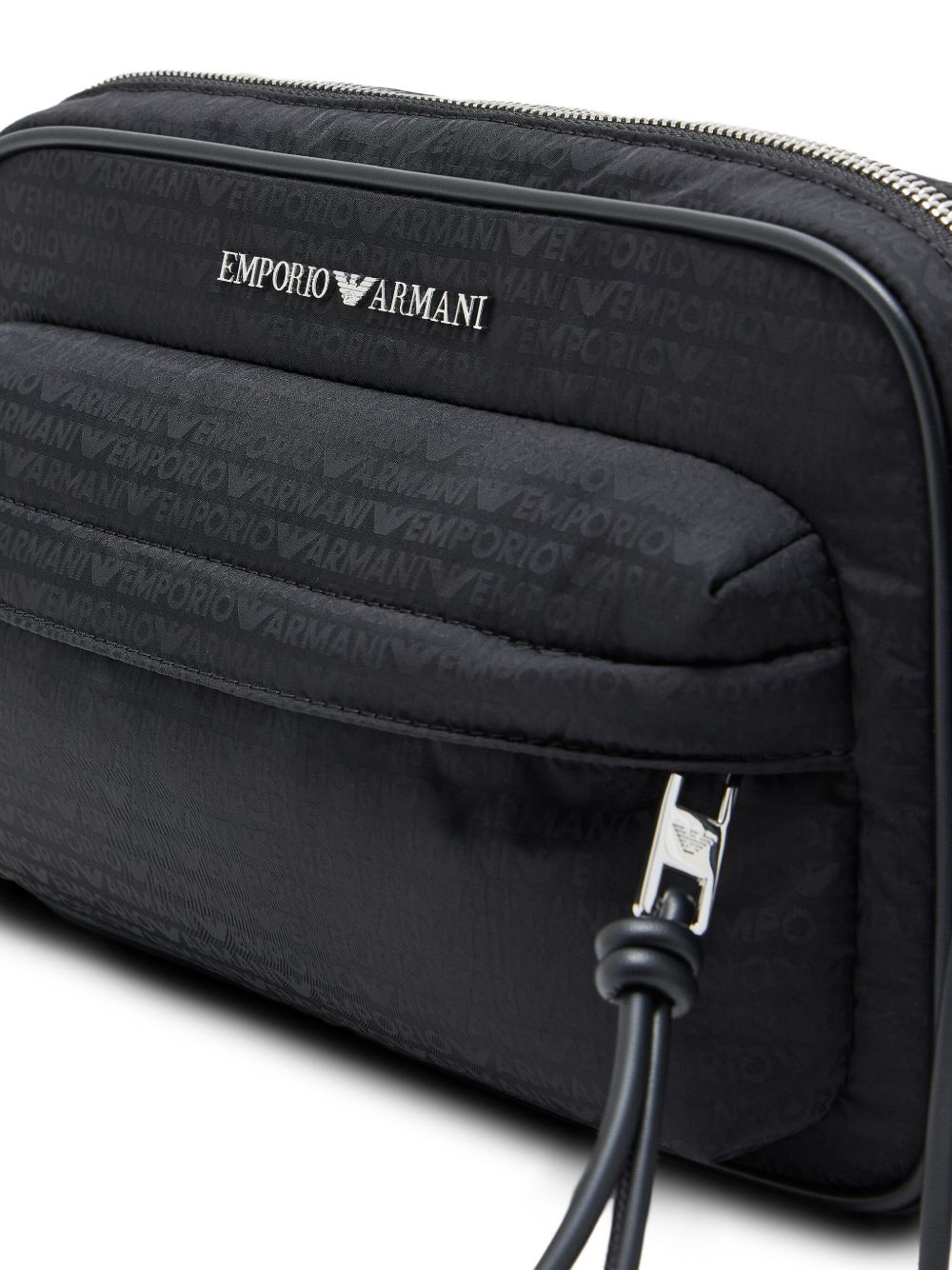 Emporio Armani logo-plaque crossbody messenger bag