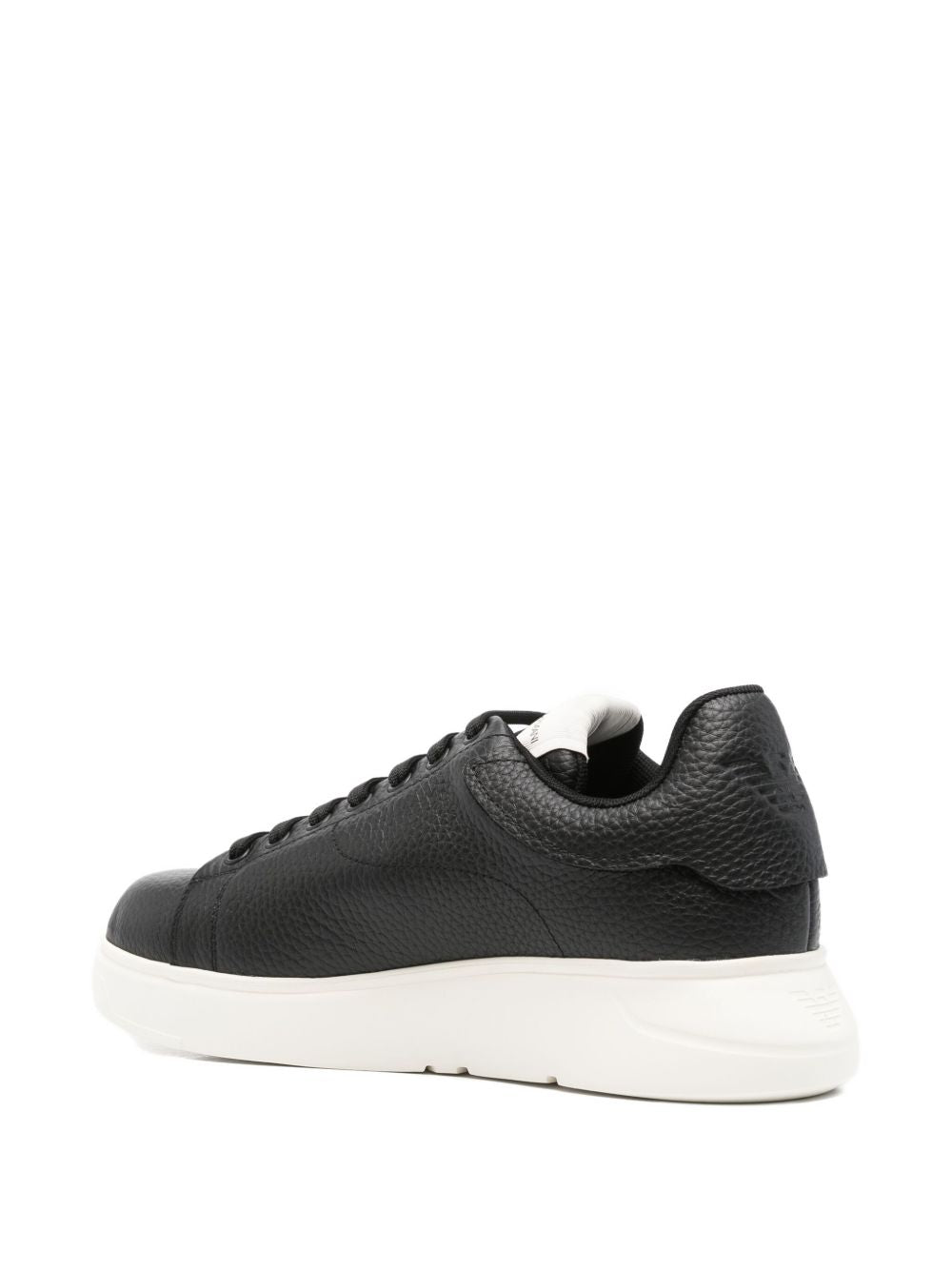 EMPORIO ARMANI EXCLUSIVE Textured leather sneakers
