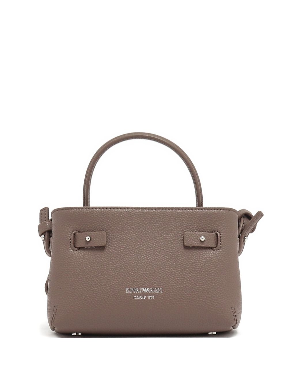 Emporio Armani Knotted top-handle satchel