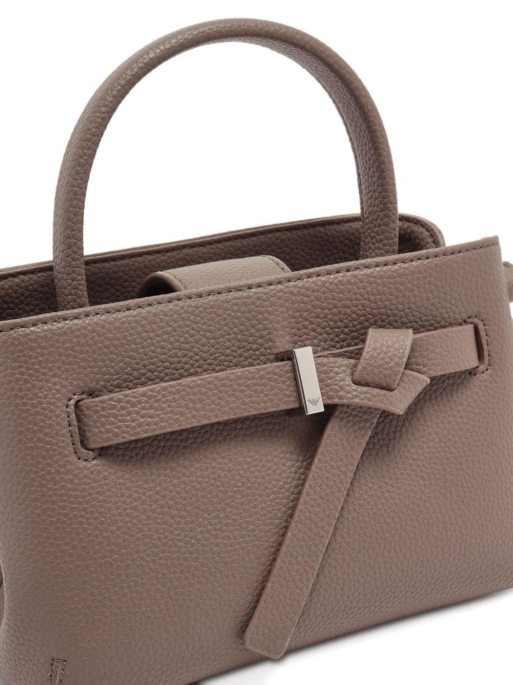 Emporio Armani Knotted top-handle satchel