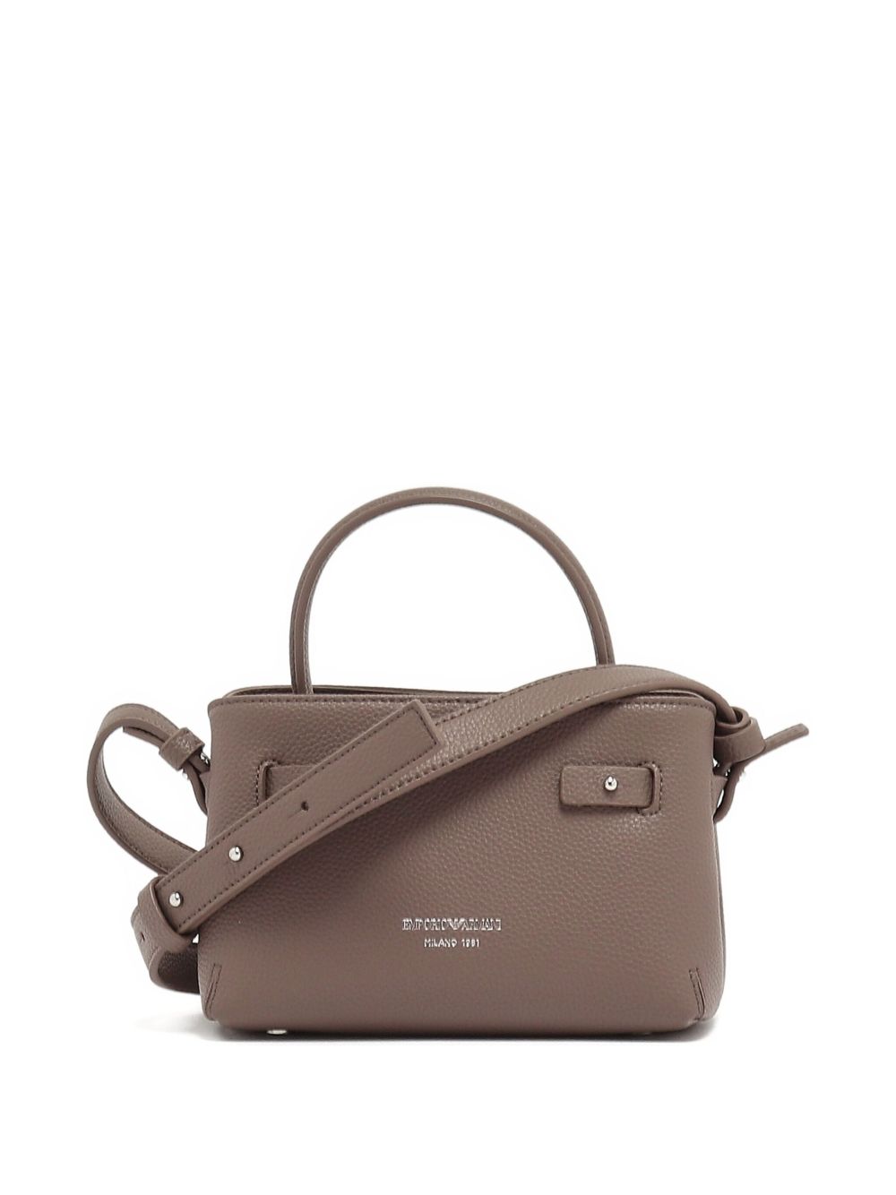 Emporio Armani Knotted top-handle satchel