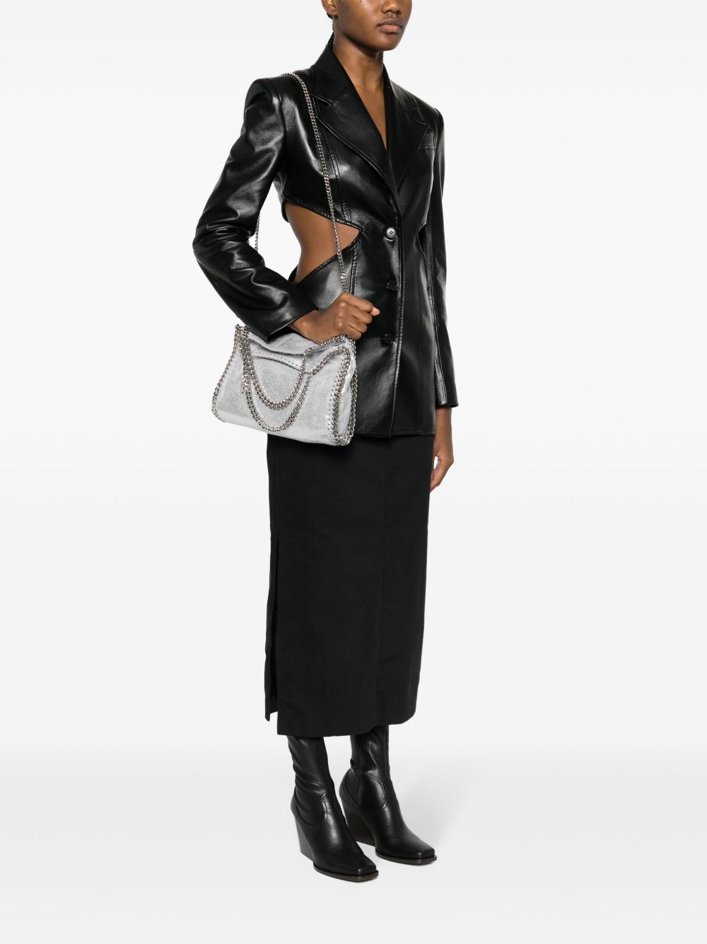 Stella McCartney Mini Falabella Metallic Tote Bag