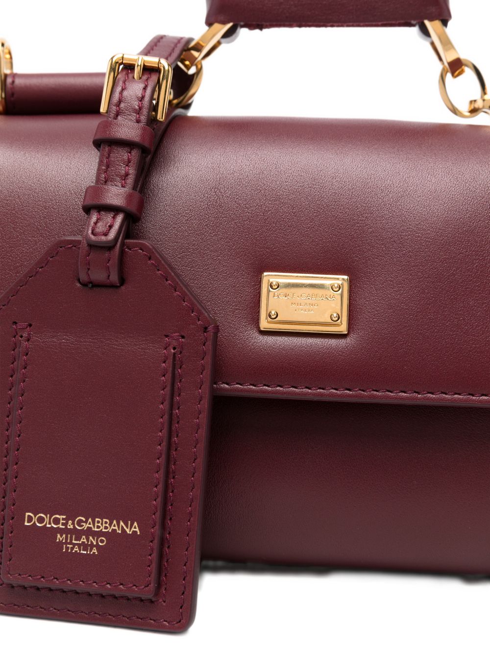 Dolce & Gabbana-my sicily leather tote bag