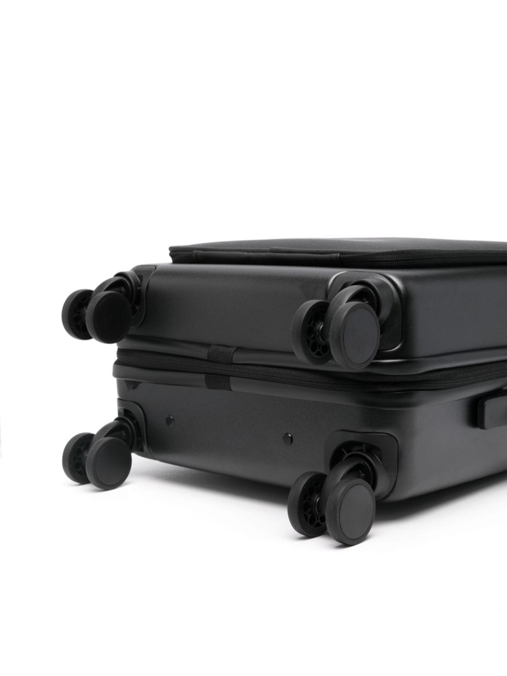 Emporio Armani carry-on suitcase with logo plaque