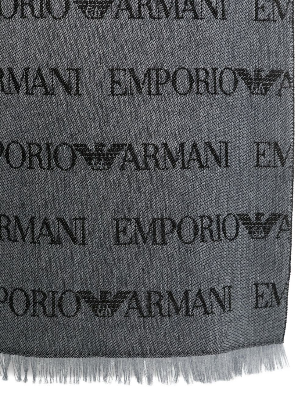 Emporio Armani Scarfs Grey