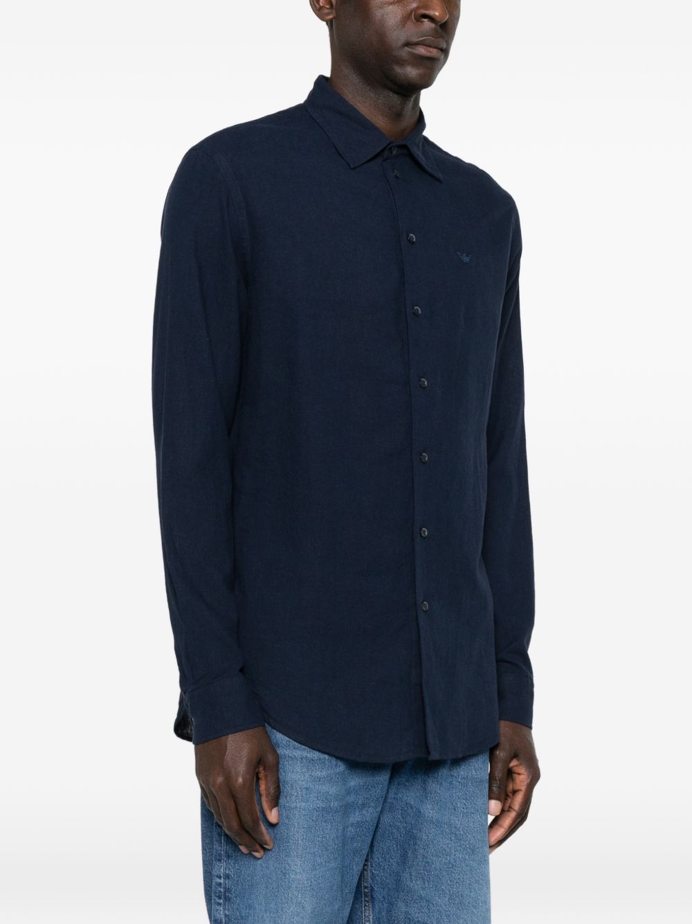 Emporio Armani Shirts Blue