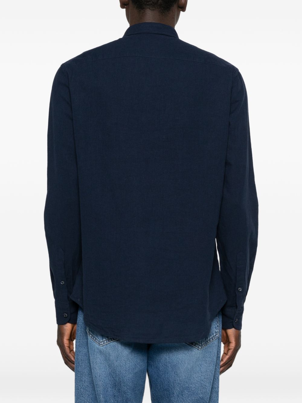 Emporio Armani Shirts Blue