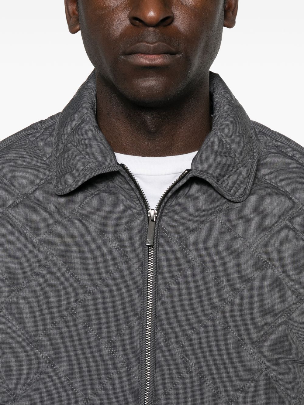 Emporio Armani Coats Grey