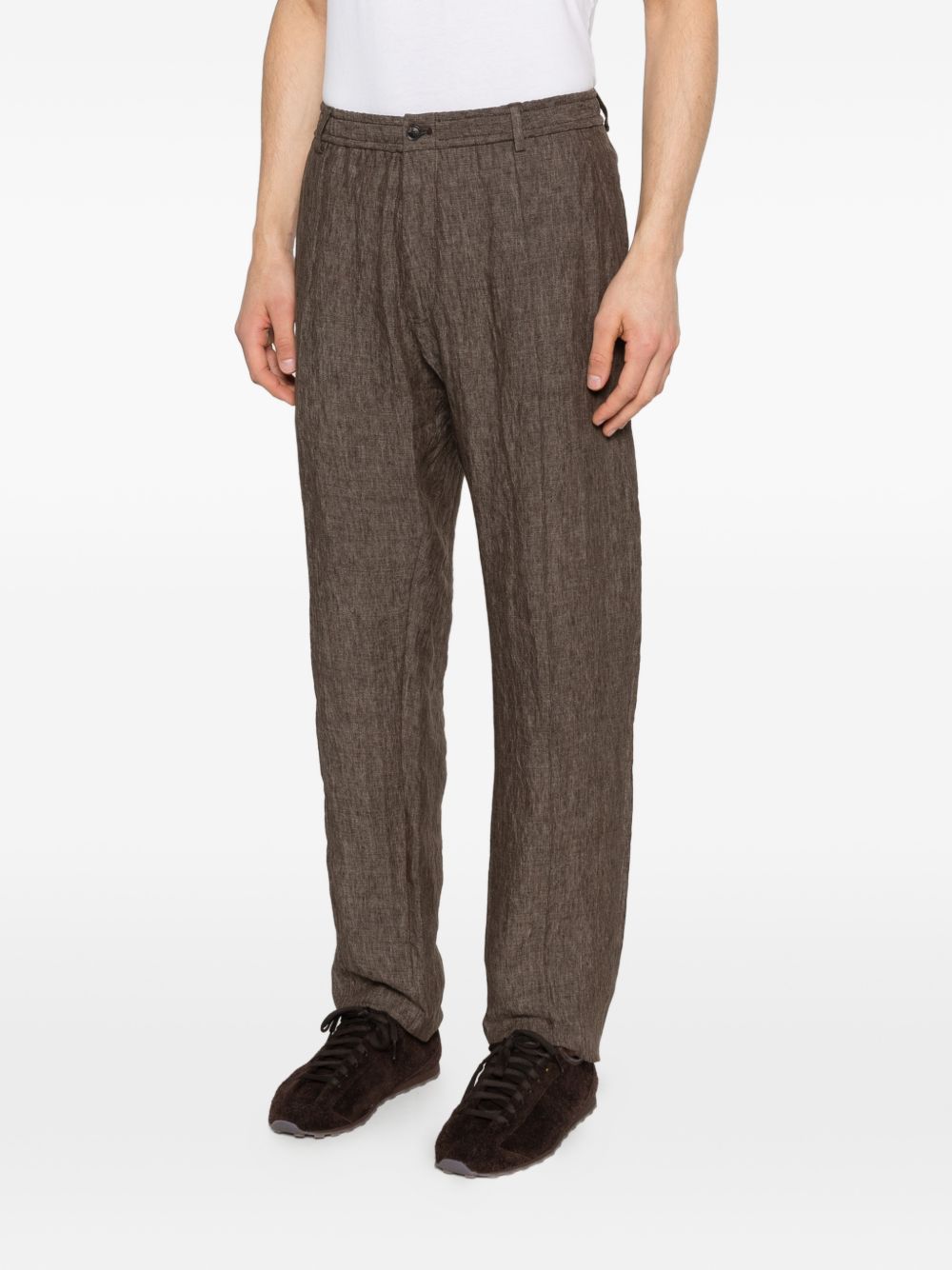 Emporio Armani Trousers Brown