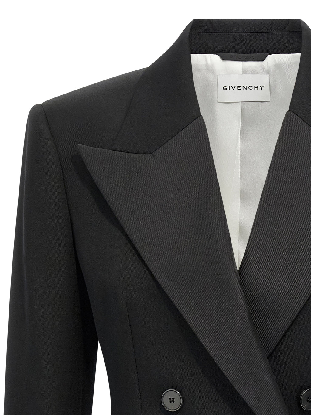 Givenchy Satin Lapel Blazer