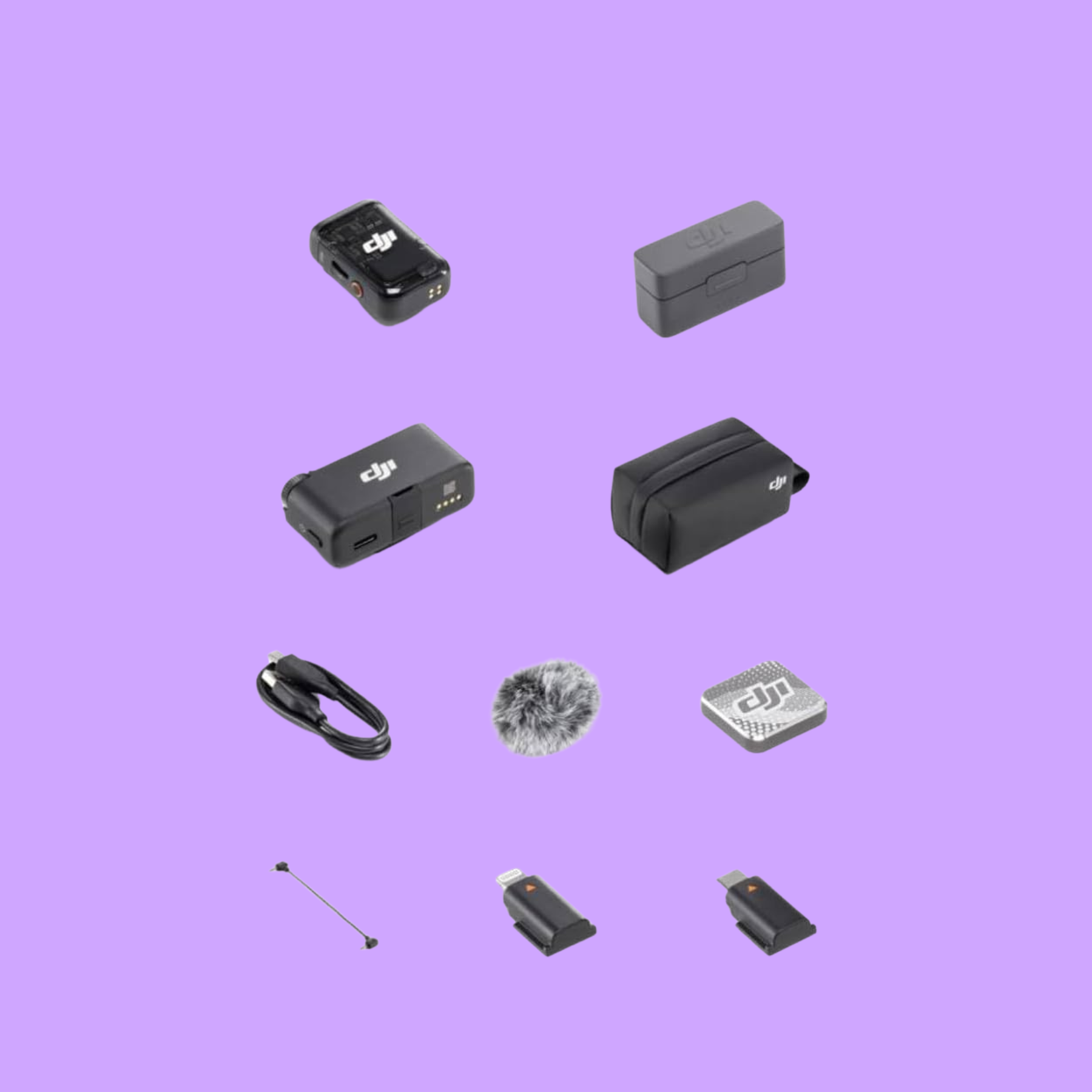 DJI Mic 2（2 TX + 1 RX + Charging Case )