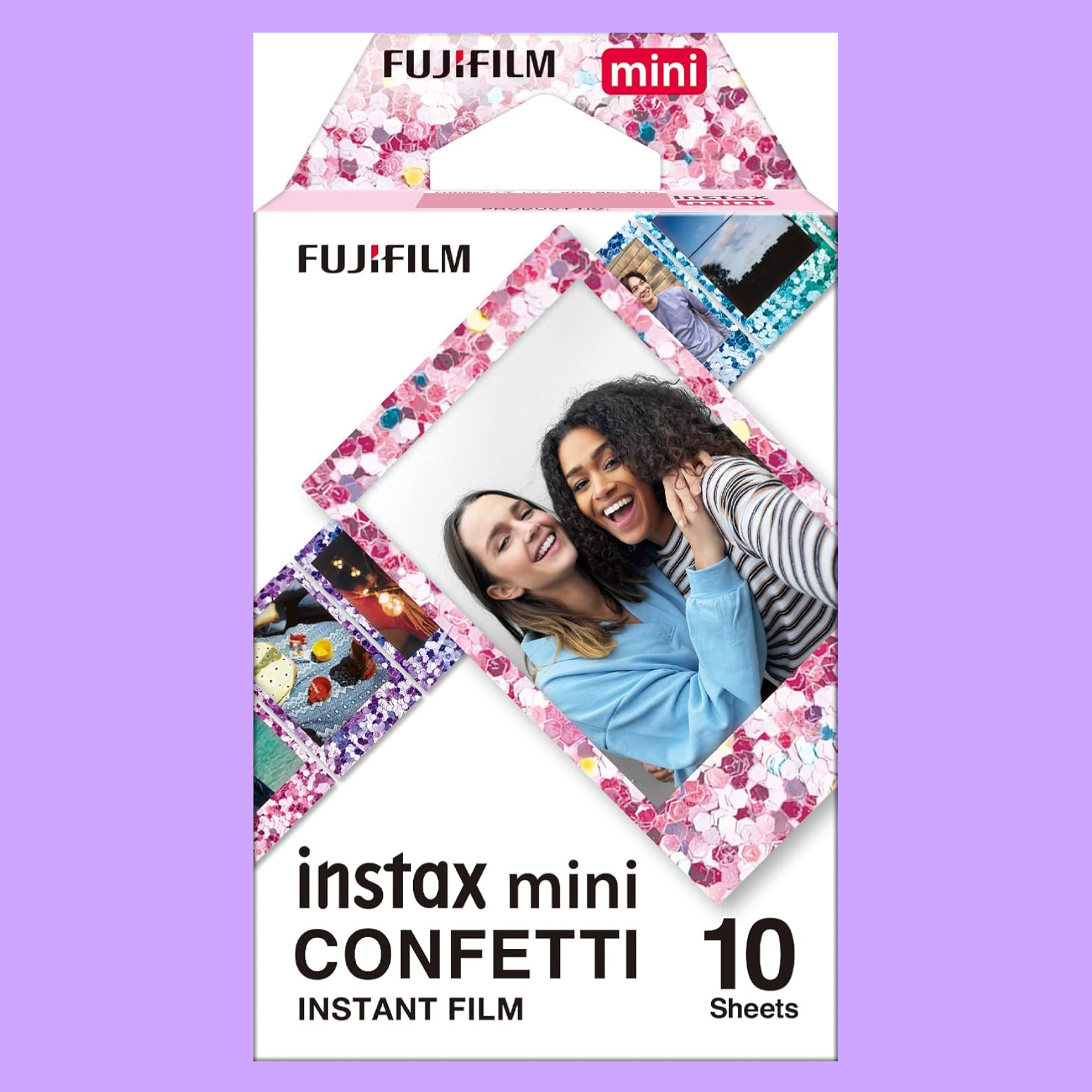 Instax Fujifilm Mini Film, Confetti 10 Pack