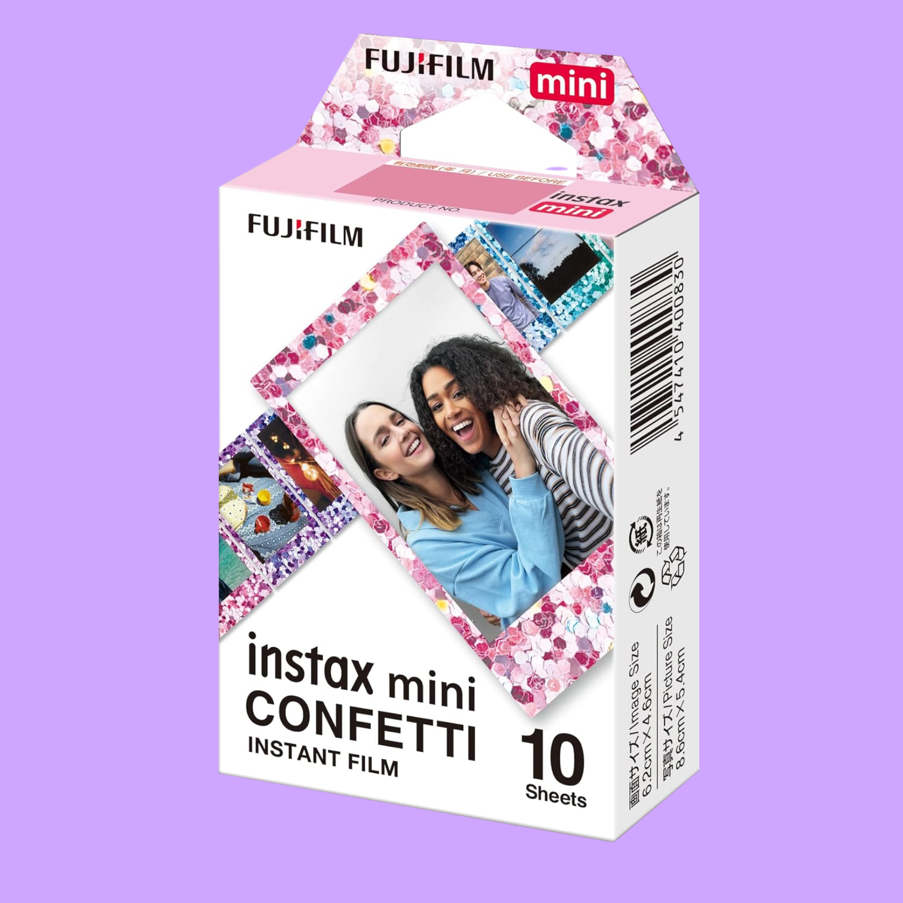 Instax Fujifilm Mini Film, Confetti 10 Pack