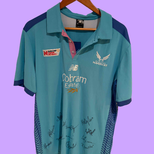 Melbourne Mavericks signed polo shirt
