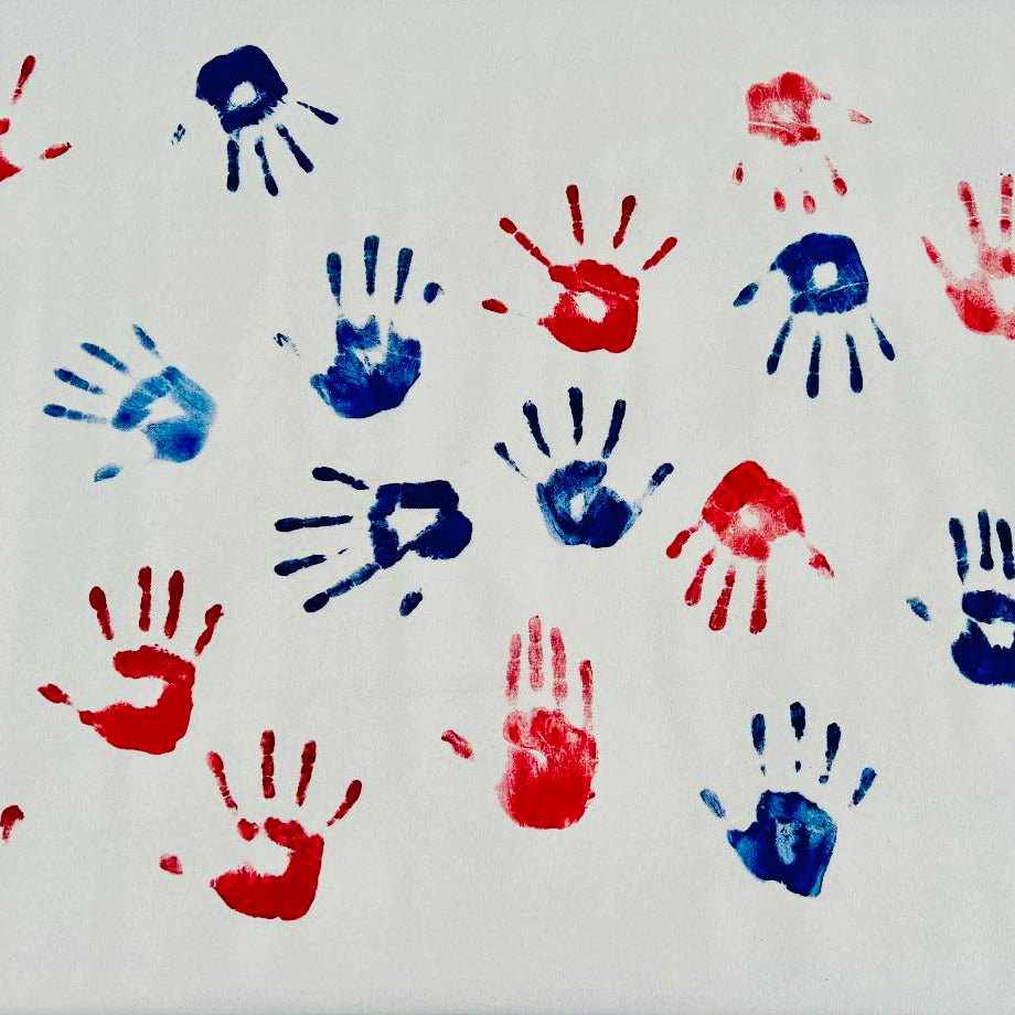 The Nepal Initiative Handprint Artwork