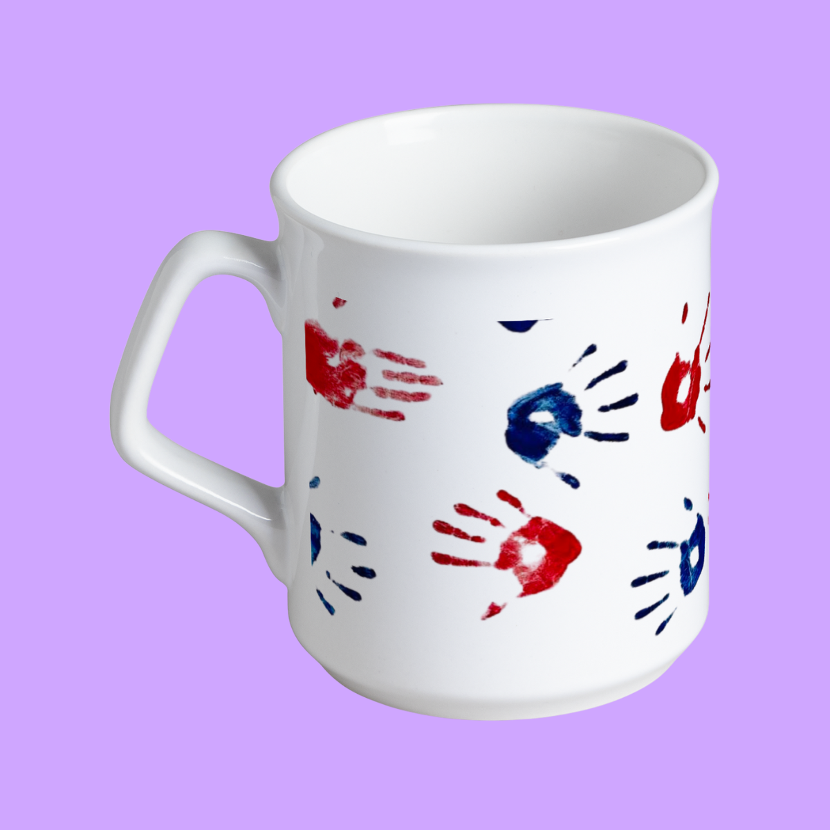 The Nepal Initiative handprint mug