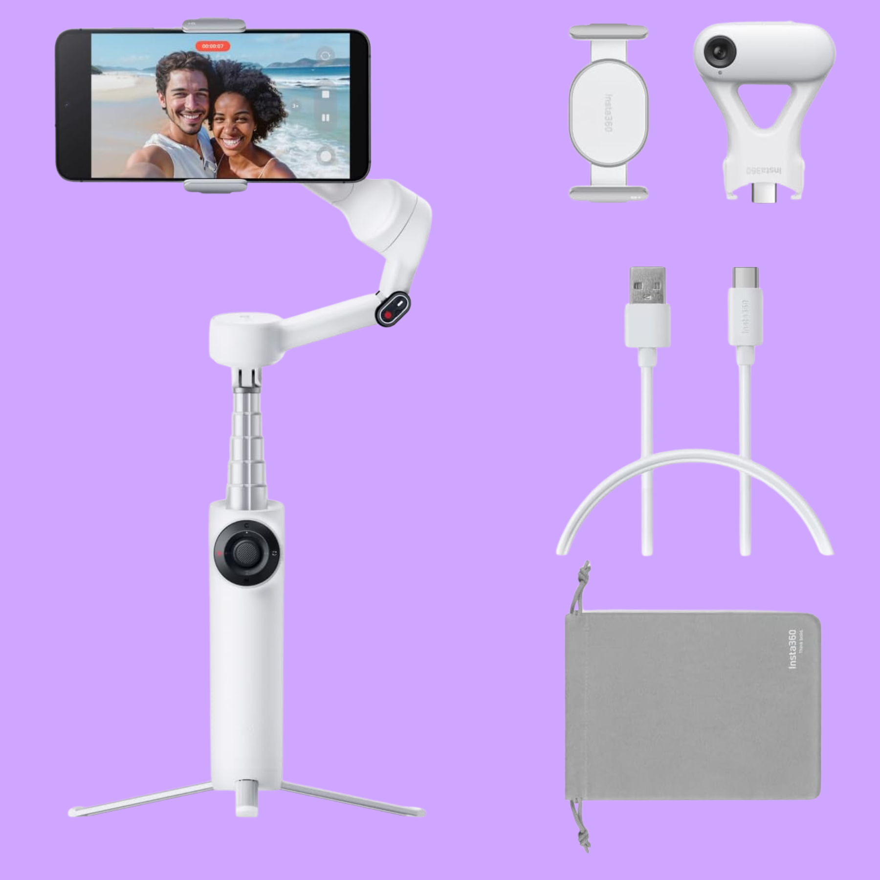 Insta360 Flow 2 AI Tracker Bundle