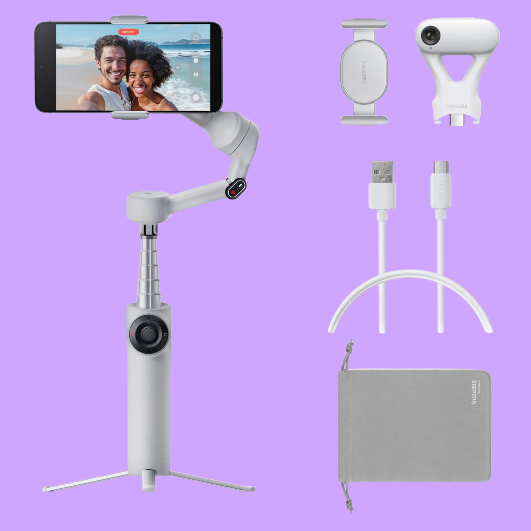 Insta360 Flow 2 AI Tracker Bundle