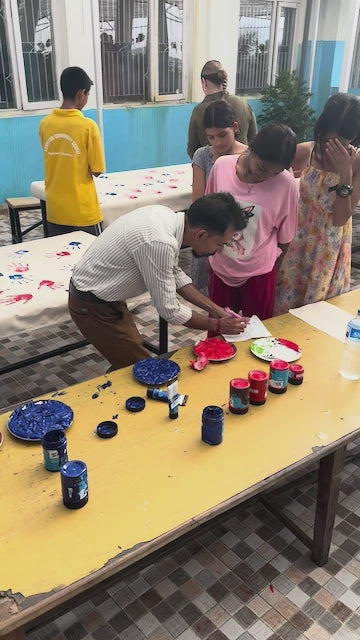 The Nepal Initiative Handprint Artwork