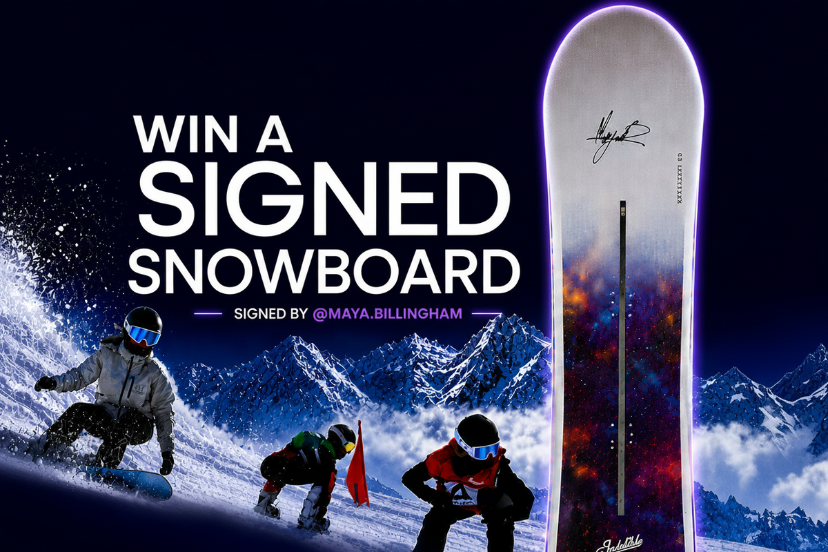 WIN A SIGNED SNOWBOARD Banner